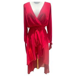 Akira Chicago Y2K Asymmetric Hem Dress Size Small Witchy Whimsigoth